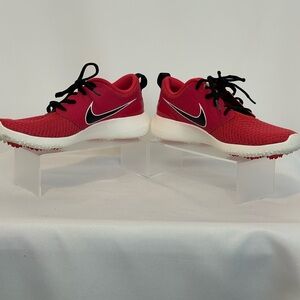 Nike Roshe G Spikeless Golf Shoes/ Fuschia Pink With Black And White Swo…